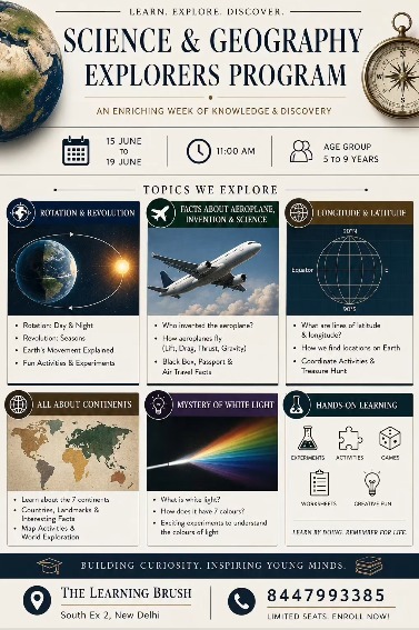 The Learning Brush-Science and Geography Explorers Program