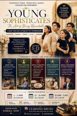 The Learning Brush-Social Etiquette Workshop