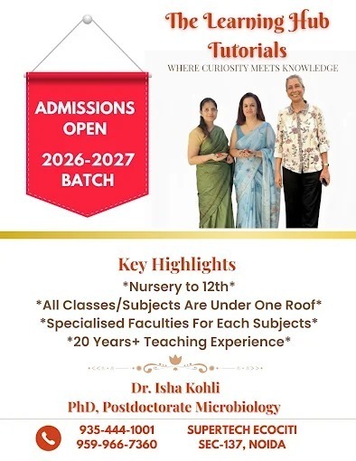 The Learning Hub Tutorials-Admissions Open 2026-27