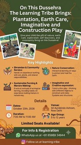 The Learning Tribe-Dussehra Nature and Earth Care Workshop for Kids