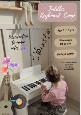 The Learning Brush  -  Toodler Keyboard Summer Camp
