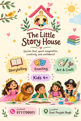 The Little Story House-Storytelling Enacting Art and Craft Classes for Kids