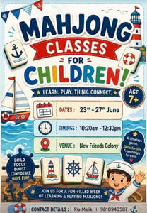 The Messy Cubs-Mahjong Classes for Children
