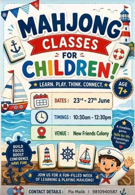The Messy Cubs-Mahjong Classes for Children