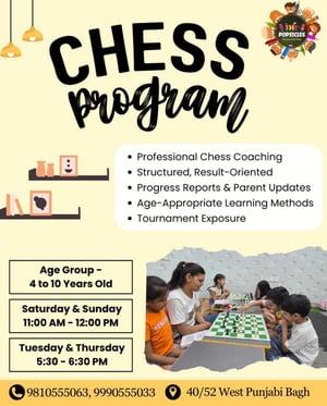 The Popsicles Early Learning Centre  -  Kids Chess Program