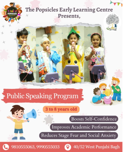 The Popsicles Early Learning Centre  -  Public Speaking Program For Kids