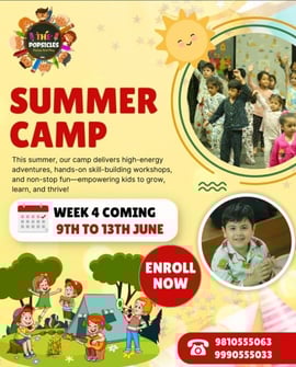 The Popsicles Early Learning Centre  -  Summer Camp