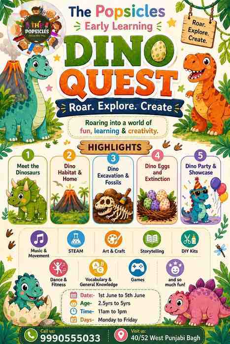 The Popsicles Early Learning Centre-Dino Quest 2026
