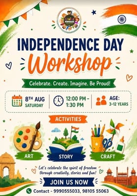 The Popsicles Early Learning Centre-Independence Day Workshop