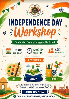 The Popsicles Early Learning Centre-Independence Day Workshop