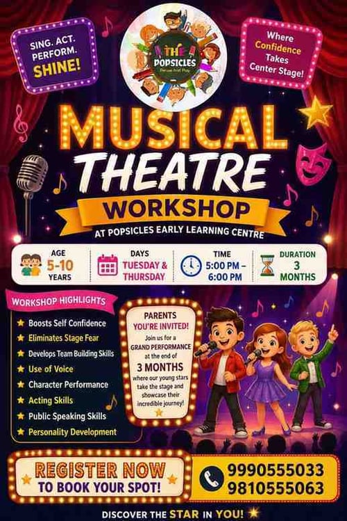 The Popsicles Early Learning Centre-Musical Theatre Workshop 2026