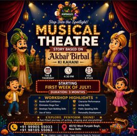 The Popsicles Early Learning Centre-Musical Theatre Workshop for Kids