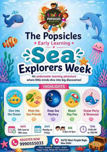The Popsicles Early Learning Centre-Sea Explorers Week 2026