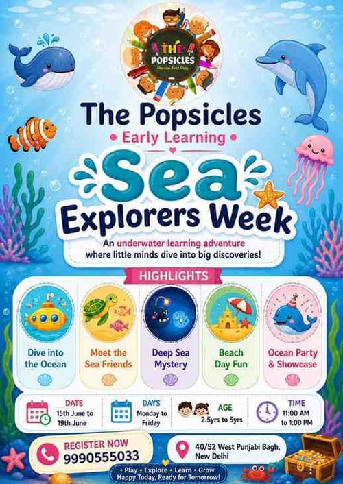 The Popsicles Early Learning Centre-Sea Explorers Week 2026