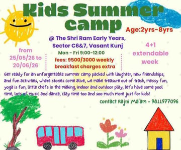 The Shri Ram Early Years-Kids Summer Camp