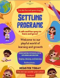 The Shri Ram Wonder Years  -  Toddlers Settling Programme