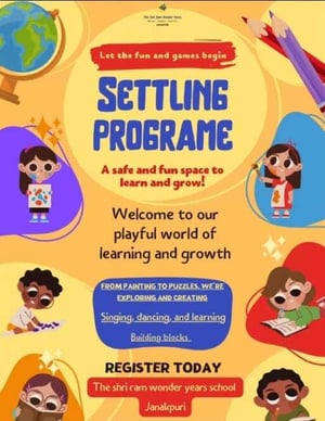 The Shri Ram Wonder Years  -  Toddlers Settling Programme