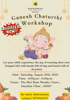 The Shri Ram Wonder Years - Ganesh Chaturthi Workshop