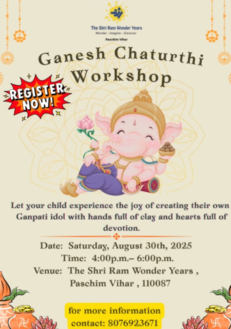 The Shri Ram Wonder Years - Ganesh Chaturthi Workshop
