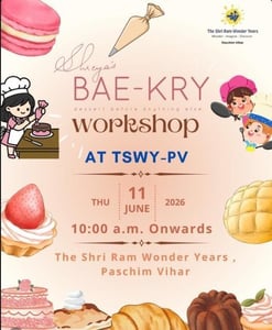 The Shri Ram Wonder Years-BAEKRY Dessert Workshop for Kids (paschim vihar)