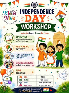 The Shri Ram Wonder Years-Independence Day Workshop for Kids (Civil Lines)