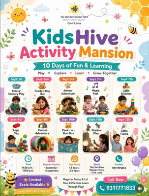 The Shri Ram Wonder Years-Kids Hive Activity Mansion ( Civil Lines )
