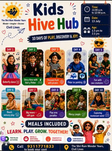 The Shri Ram Wonder Years-Kids Hive Hub Program-(Civil Lines)