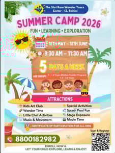 The Shri Ram Wonder Years-Summer Camp Sector (13 Rohini)