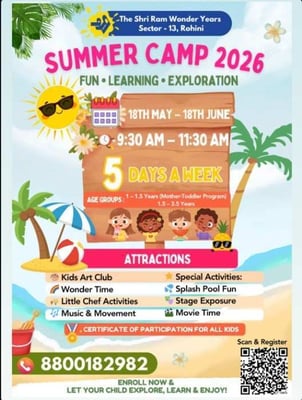 The Shri Ram Wonder Years-Summer Camp Sector (13 Rohini)