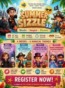 The Shri Ram Wonder Years-Summer Sizzle (Civil Lines)