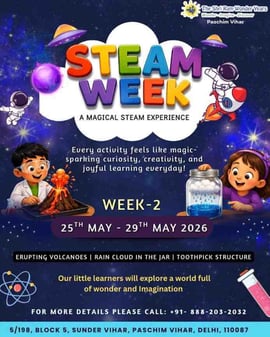 The Shri Ram Wonder Years-STEAM Week for Kids (paschim vihar)