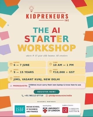 The Sorbet Soiree-The AI Starter Workshop for Kids