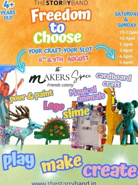 The Storry Band-Freedom to Choose Creative DIY Workshop for Kids