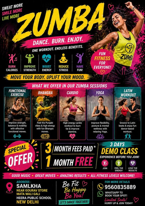 The Street Dance Studio-Zumba Fitness Classes