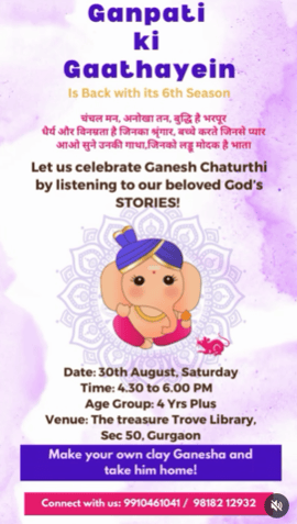 The Treasure Trove - Ganesh Chaturthi Workshop