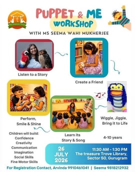The Treasure Trove-Puppet and Me Workshop for Kids