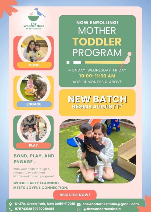 The Wonder Nest Play School  -   Mother and Toddler Program