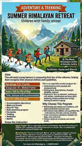 The Young Explorers-Kids and Parent Himalayan Camp