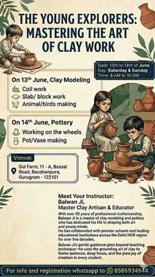 The Young Explorers-Mastering the Art of Clay Work