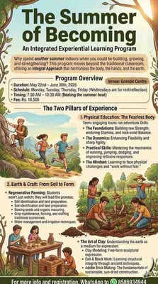 The Young Explorers-Summer of Becoming Strength Earth and Experiential Learning Program