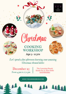 The learning brush-christmas cooking workshop