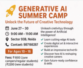 The makers robotics  -  Generative AI Summer Camp
