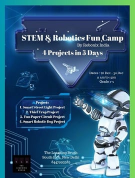 The learning brush-stem & roboties fun camp by robonix india