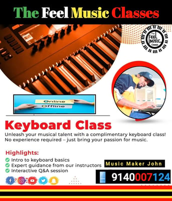 The Feel Music Classes-Keyboard Class