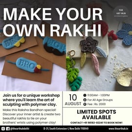 The Art Hub-Rakhi making workshop