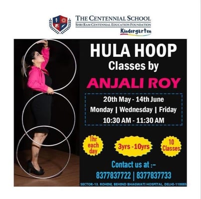 The Centennial School-Hula Hoop Classes by Anjali Roy