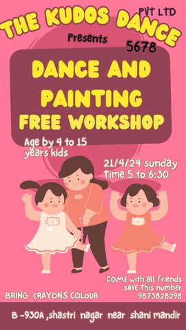 The Kudos Dance-Dance & Painting Free Workshop