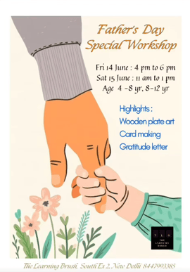 The Learning Brush-Fathers Day Special workshop