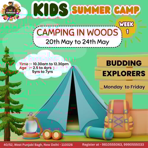 The Popsicles-Kids Summer Camp (Camping In Woods Week-1)