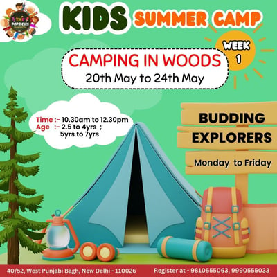 The Popsicles-Kids Summer Camp (Camping In Woods Week-1)